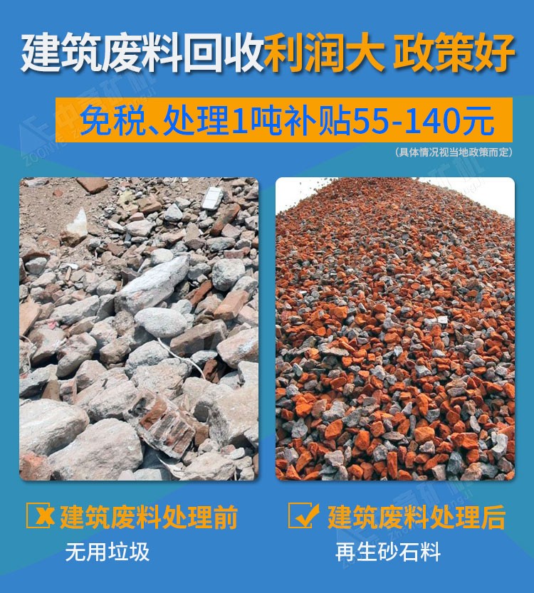 建筑垃圾回收利润高