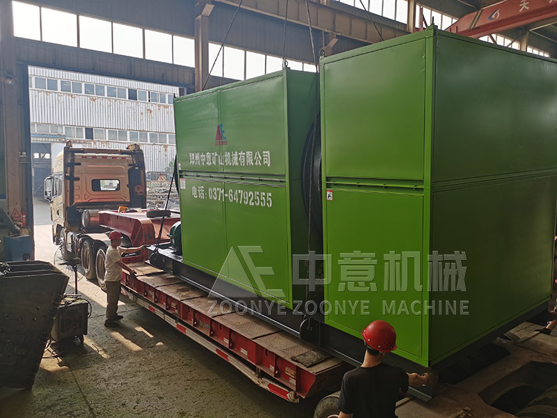 大块垃圾分拣生产线设备滚筒筛实地工厂图片
