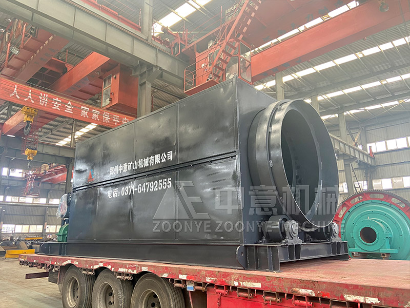 装修废料筛分处理工艺流程滚筒筛实地工厂图片