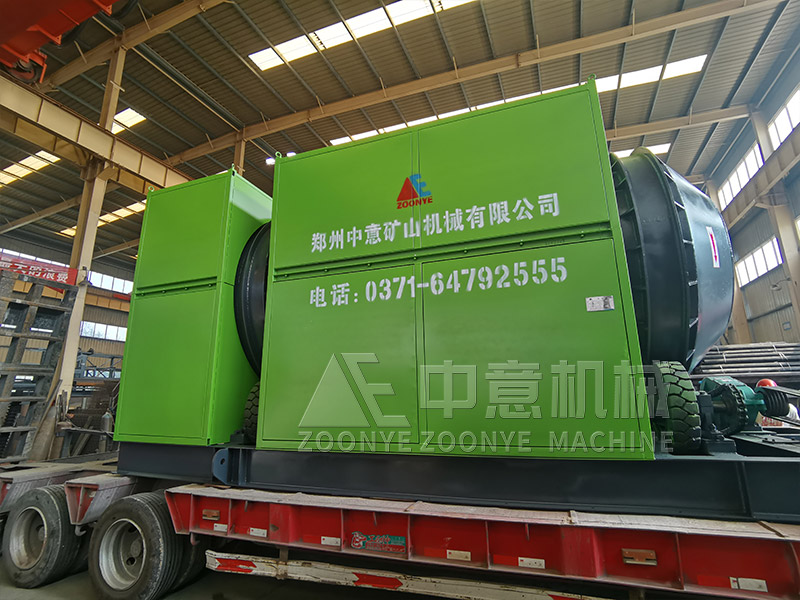 大型垃圾分拣系统滚筒筛实地工厂图片